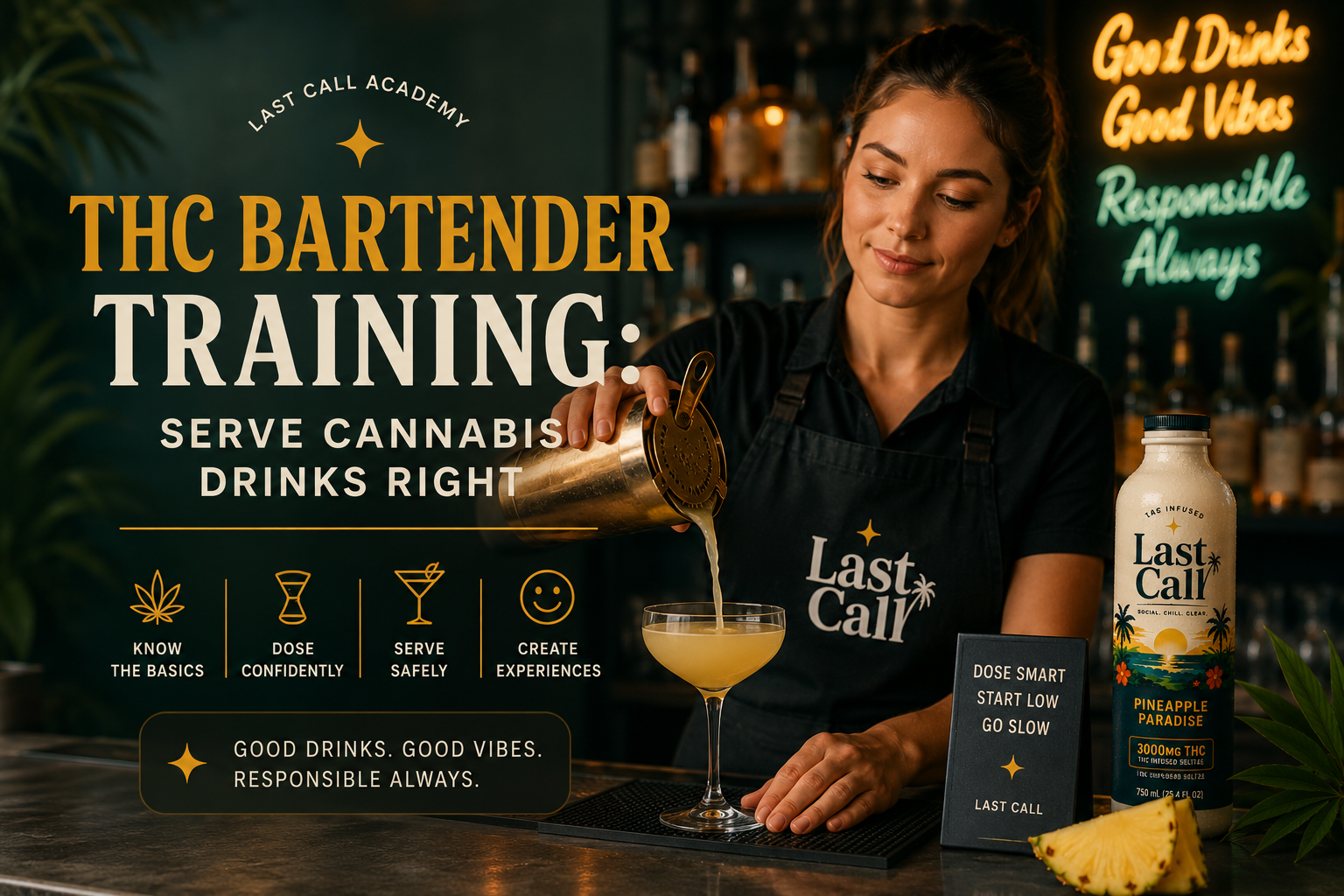 THC Bartender Training: Serve Cannabis Drinks Right
