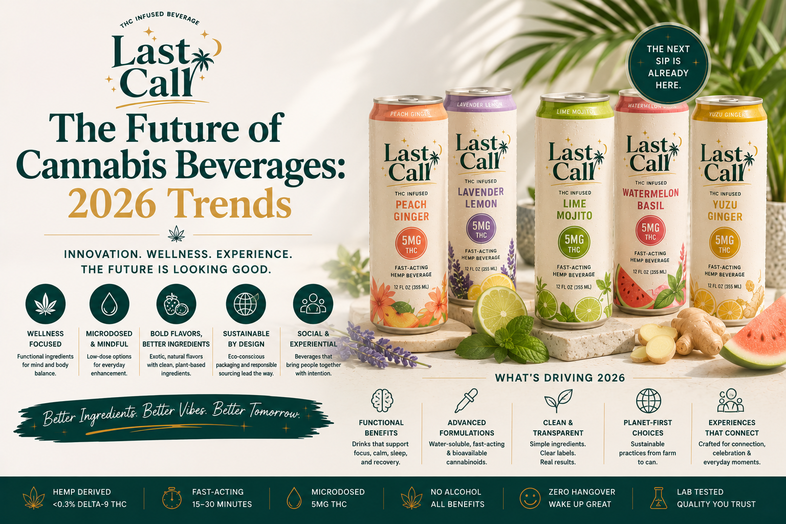 The Future of Cannabis Beverages: 2026 Trends