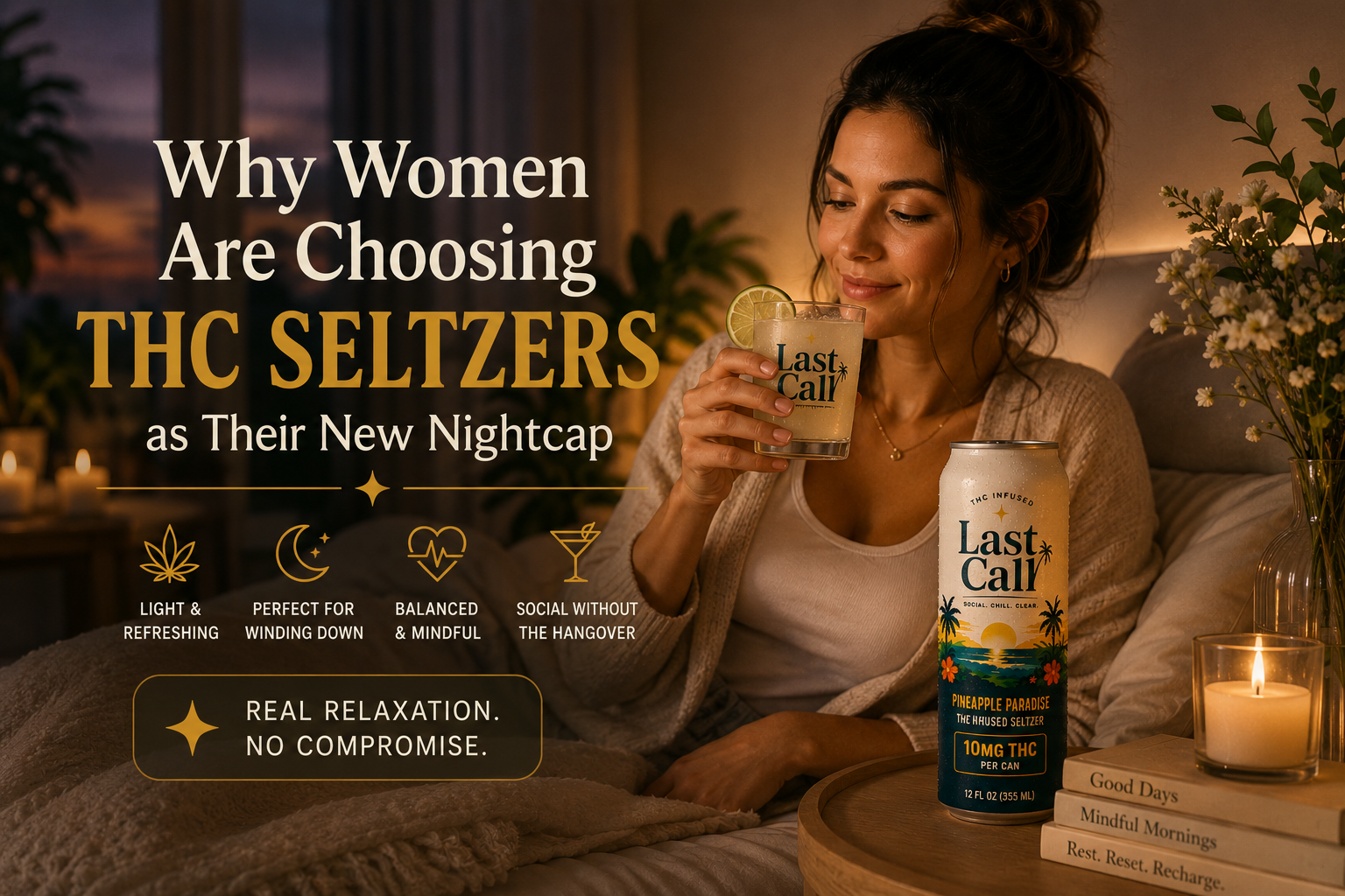 Why women are choosing THC seltzers as their new nightcap