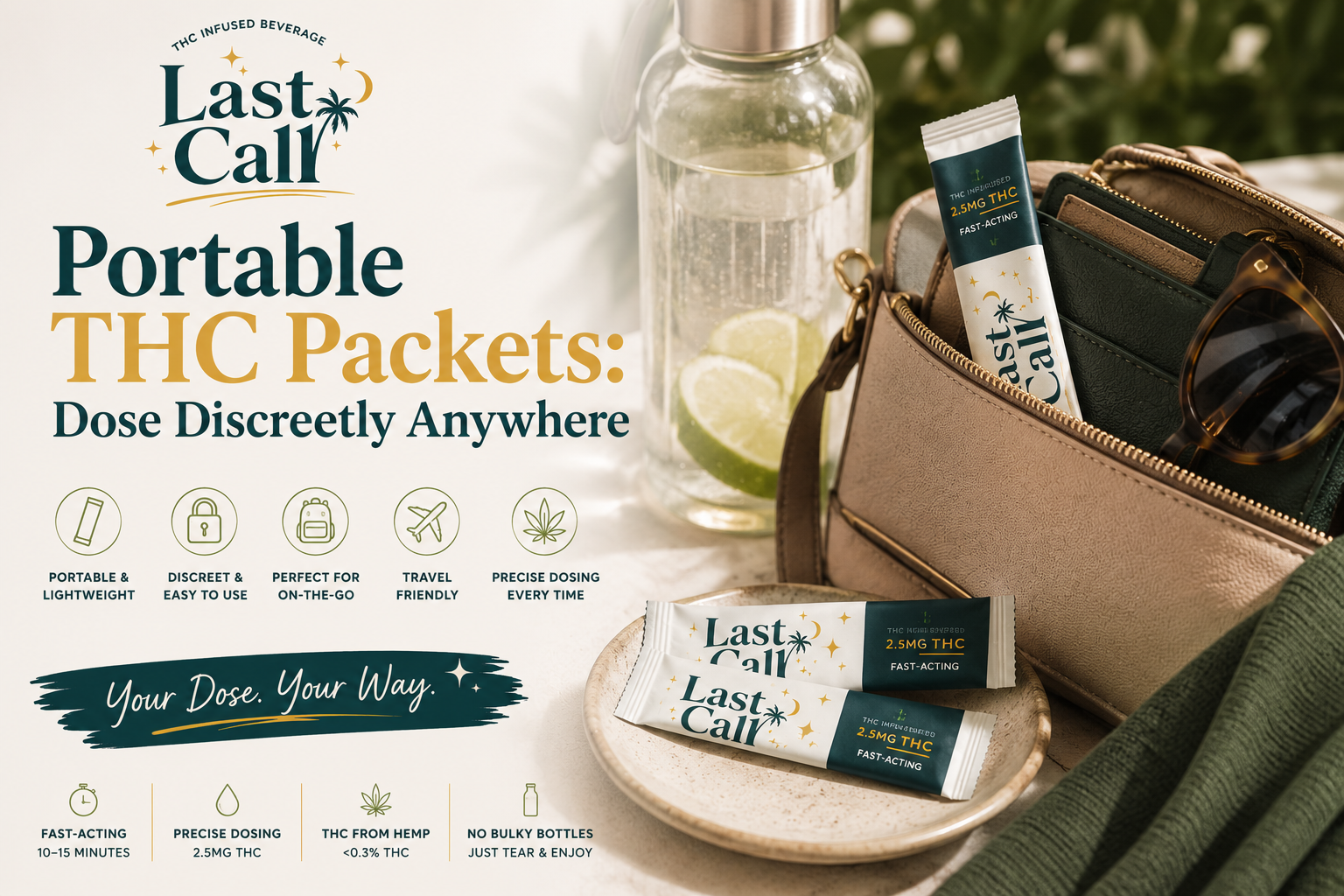 Portable THC Packets: Dose Discreetly Anywhere